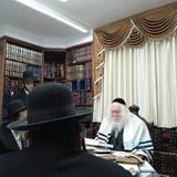 שיעור לאנשי שובו בנים מהעיר חולון בבית הגה"צ רבי אליעזר ברלנד שליט"א