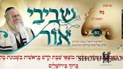 עלון שביבי אור מס' 62 - דברי הגה"צ הרב אליעזר ברלנד שליט"א לפרשת נח