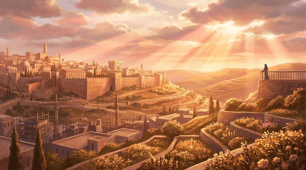 סוד בניין ירושלים: לתלות את החורבן בעצמנו