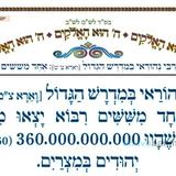 סוד "אחד מששים רבוא" • המאמר היומי מאת הגה"צ רבי אליעזר ברלנד שליט"א