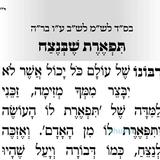 תפארת שבנצח – תפילה לספירת העומר של היום מהגה"צ הרב אליעזר ברלנד שליט"א