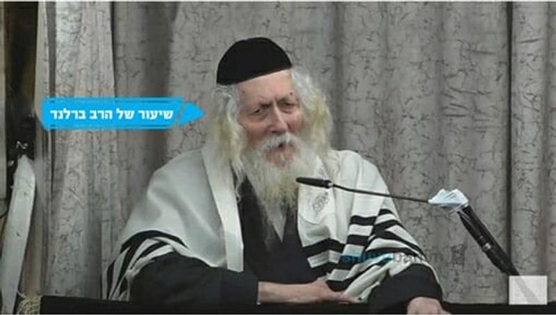 שיעורו של הגה"צ הרב אליעזר ברלנד שליט"א - אמש ליל י"א ניסן לאחר מעריב