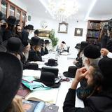 שיעור למגידי השיעורים בקו המידע דחסידי ברסלב בבית הגה"צ רבי אליעזר ברלנד שליט"א