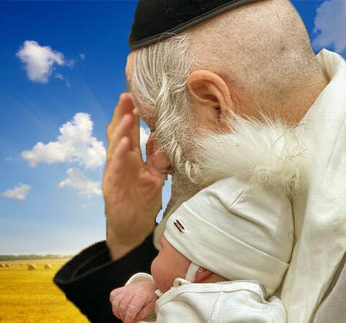 ברית מילה ותפילת שחרית - גלריית תמונות נפלאה עם הגה"צ הרב אליעזר ברלנד שליט"א