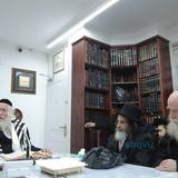 שיעור לאברכי כולל שובו בנים בעיר העתיקה במעונו של הגה"צ רבי אליעזר ברלנד שליט"א