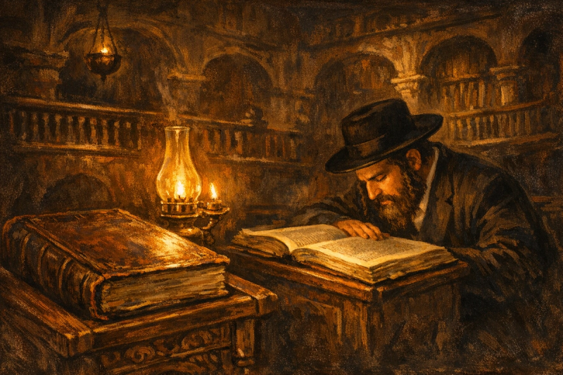 עומק ההתקשרות לצדיק: כשהראש נמצא רק בתוך הגמרא