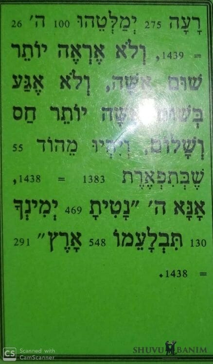 Prayer to Sanctify the Brit