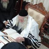 שיעור לבחורים מישיבת 'שפת אמת' - גור במעונו של הגה"צ רבי אליעזר ברלנד שליט"א