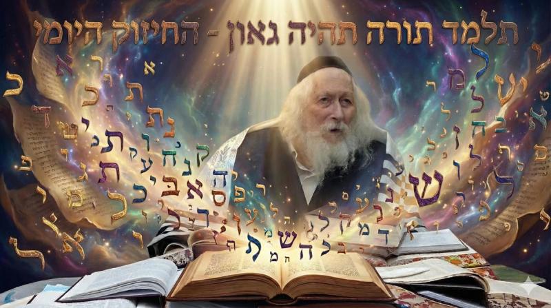 תלמד תורה תהפוך לגאון - החיזוק היומי מהגה"צ הרב אליעזר ברלנד שליט"א