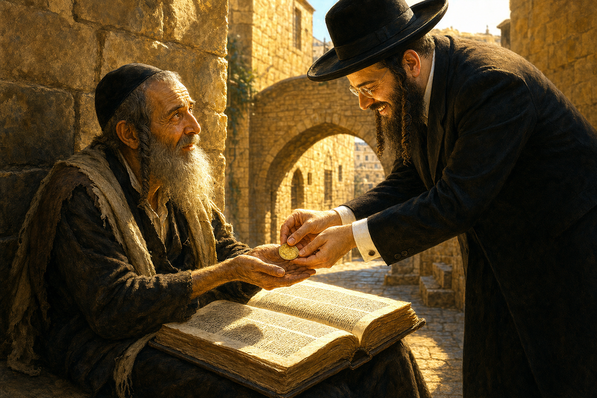 The Secret of Tzedakah: Why is it the Poor Man Who Saves the Rich Man?