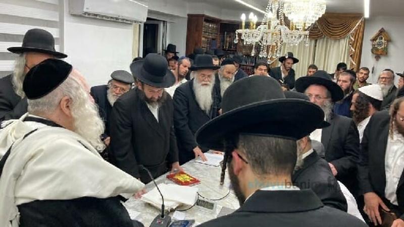 שיעור לתושבי שכונת נוה יעקב במעונו של הגה"צ רבי אליעזר ברלנד שליט"א