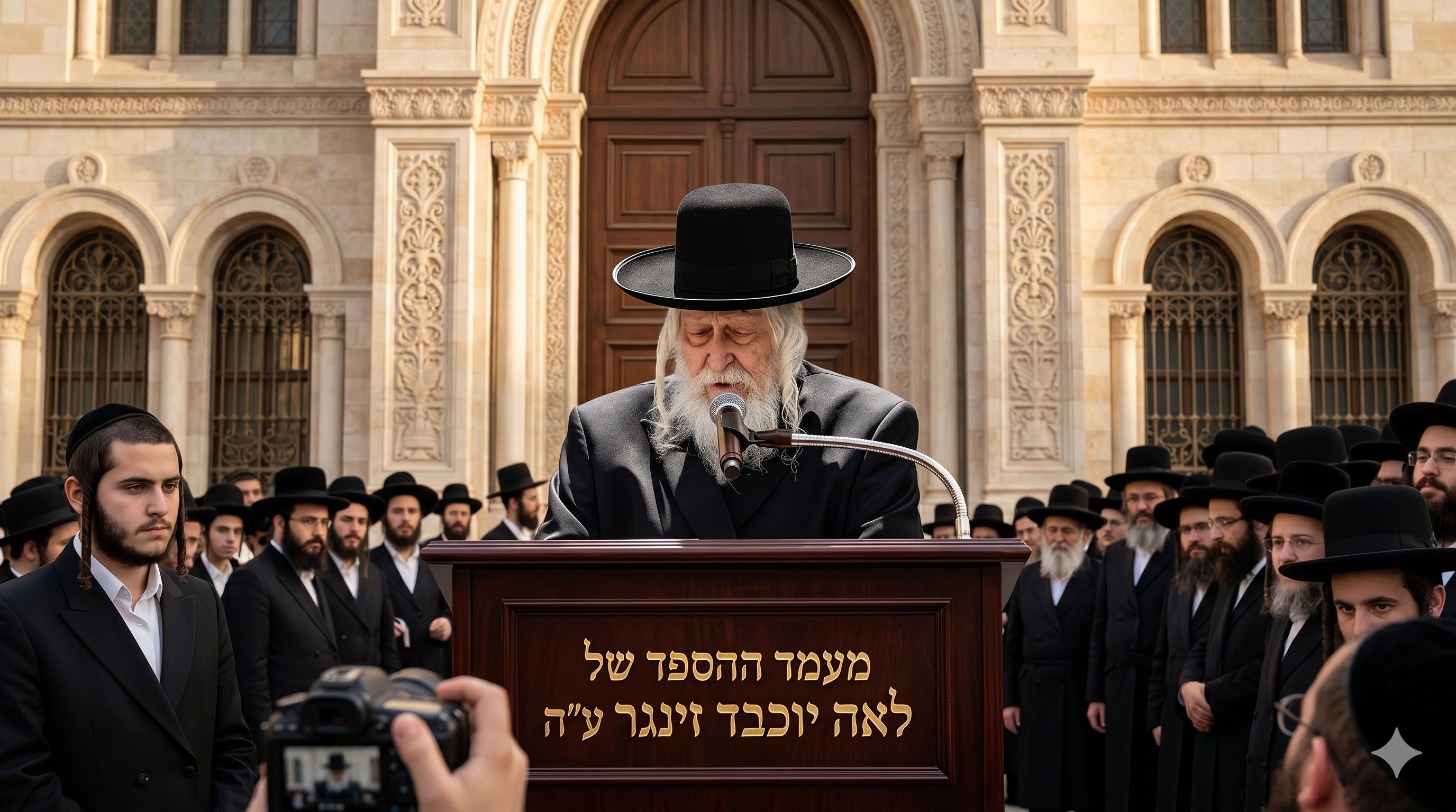 "בקרובי אקדש" • צפו: הגה"צ הרב אליעזר ברלנד שליט"א מספיד את הגב' זינגר ע"ה