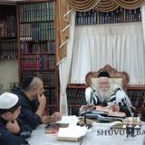 שיעור לתושבי אריאל במעונו של הגה"צ רבי אליעזר ברלנד שליט"א