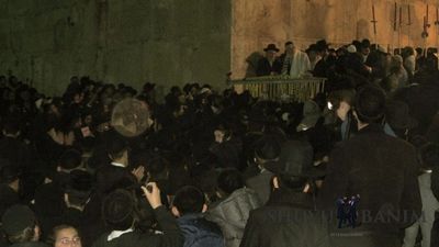 מראות הקודש מעצרת התפילה הענקית בחברון עם הגה"צ הרב אליעזר ברלנד שליט"א