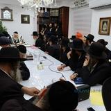 שיעור לאברכי כולל 'שובו בנים' בעיר העתיקה בבית מורינו הרב ברלנד שליט"א