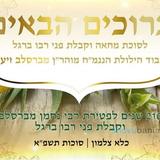 קריאת קודש להשתתף בסוכת המחאה בצלמון בהילולה של רבינו הקדוש