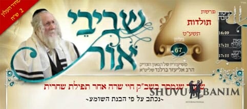 דברי הגה"צ הרב אליעזר ברלנד שליט"א מהשבוע החולף - עלון שבבי אור לפרשת תולדות