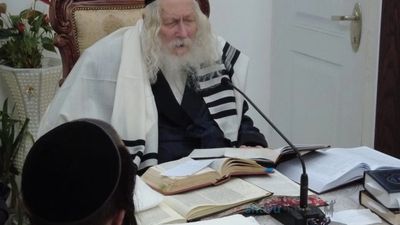 שיעור לתושבי העיר באר שבע במעונו של הגה"צ רבי אליעזר ברלנד שליט"א