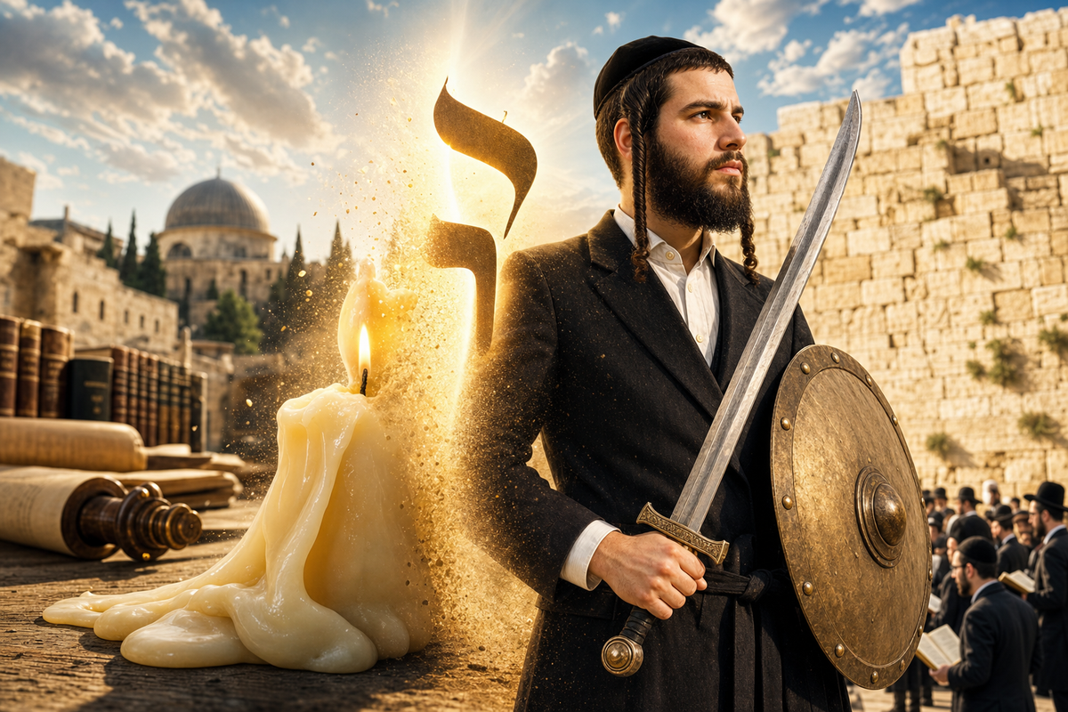 סוד האות יו"ד: הכוח להפוך משעוה רכה ללוחם של קדושה