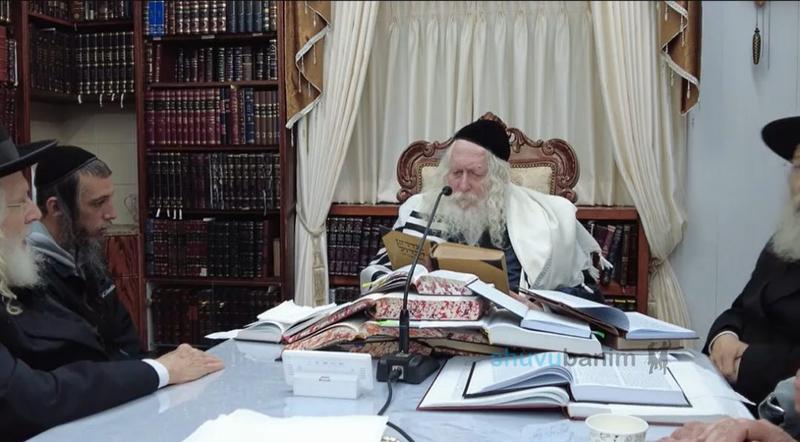 שיעור לתושבי אילת במעונו של הגה"צ רבי אליעזר ברלנד שליט"א