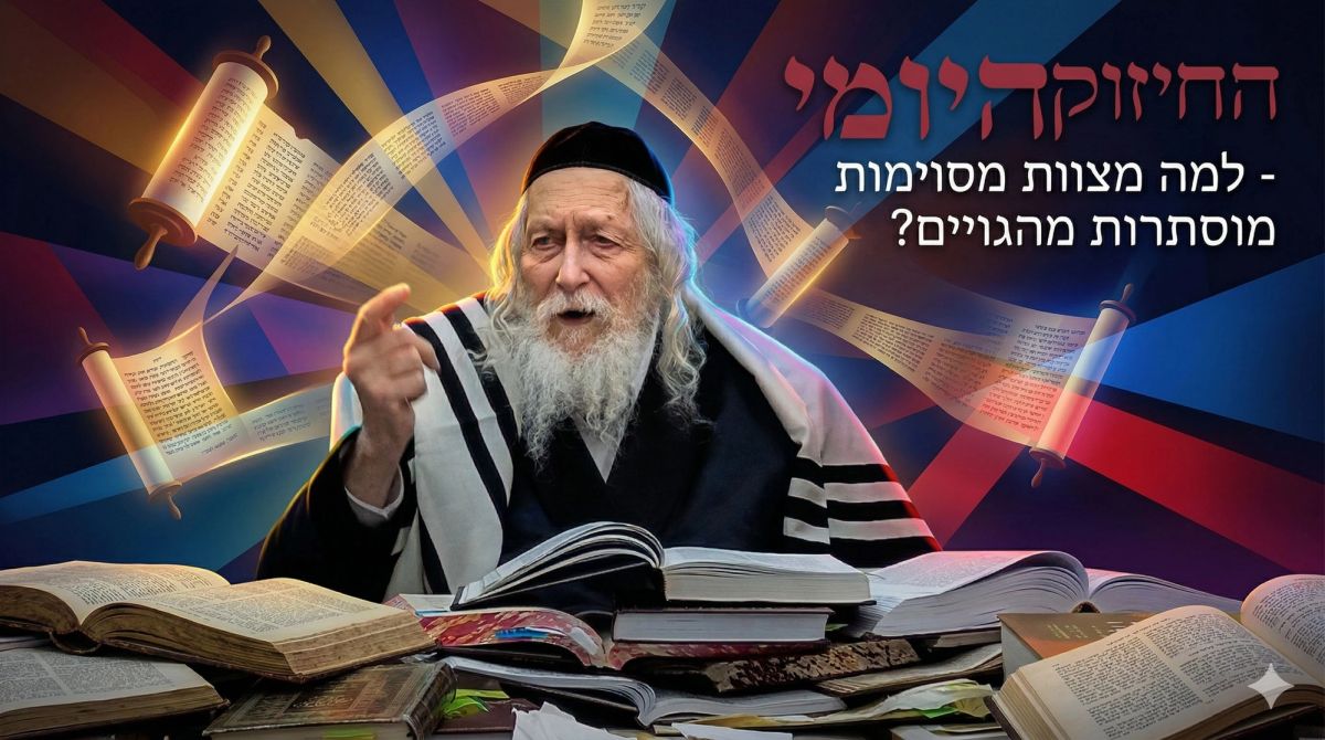 למה מצוות מסוימות מוסתרות מהגויים? החיזוק היומי