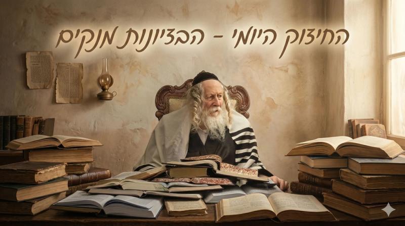 הבזיונות מנקים את האדם מהכתמים - החיזוק היומי 