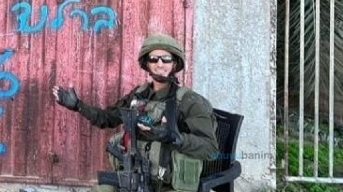 מה איחל החייל להגה"צ רבי אליעזר ברלנד שליט"א בתוככי עזה הכבושה