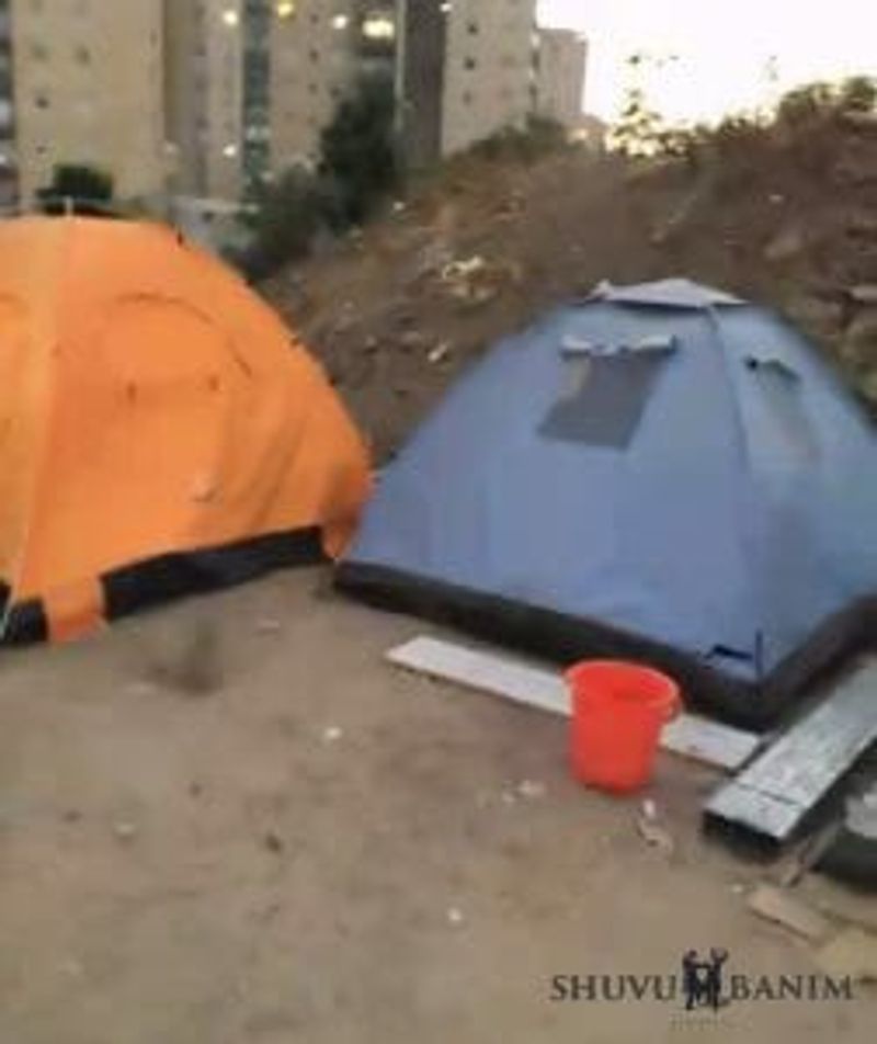 encampment Ayalon Prison Ramla