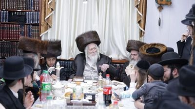 "בגן עדן מקדם" • שבע ברכות אחרון לנינת הגה"צ רבי אליעזר ברלנד שליט"א במעונו • גלריית תמונות מרהיבה