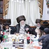 "בגן עדן מקדם" • שבע ברכות אחרון לנינת הגה"צ רבי אליעזר ברלנד שליט"א במעונו • גלריית תמונות מרהיבה