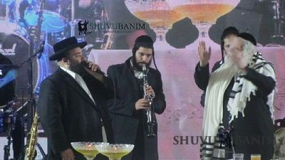 הגלריה המקיפה: יארצייט מוהרנ"ת מברסלב עם יואלי קליין והגה"צ הרב אליעזר ברלנד שליט"א בקהילת שובו בנים תשע"ח