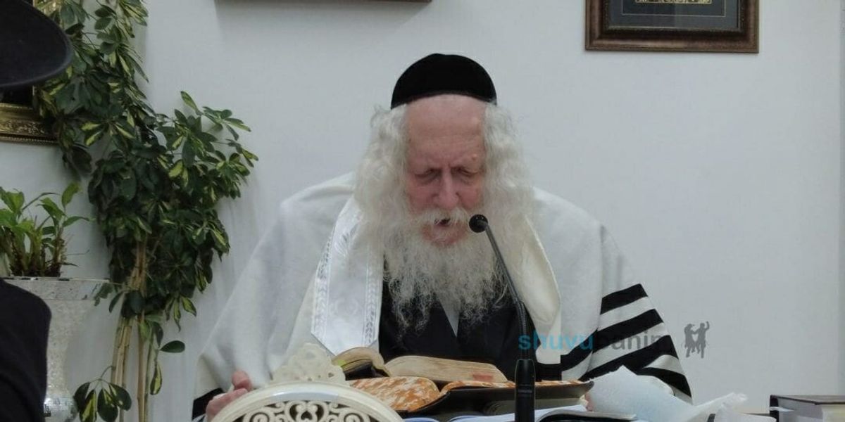 שיעור לשובו בנים תל אביב בבית הגה"צ רבי אליעזר ברלנד שליט"א