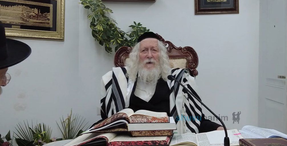 שיעור לחבורת 'אפויים בליבו' במעונו של הגה"צ רבי אליעזר ברלנד שליט"א