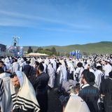 Thousands at Central Bonfire Lighting in Meron with Rav Berland Shlit”a
