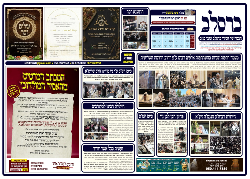 All Shuvu Banim pamphlets for Parashat Bereshit — to read and download