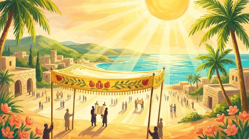 סיפור של שמחה מעל לטבע: הקפות שניות אצל הרב אליעזר ברלנד שליט"א