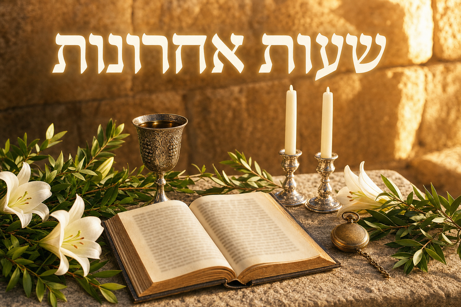שעות אחרונות: סגולת ה־104 של רבי חיים פלאג'י זיע"א — ערב שבועות תשפ"ו לפני שקיעת השמש