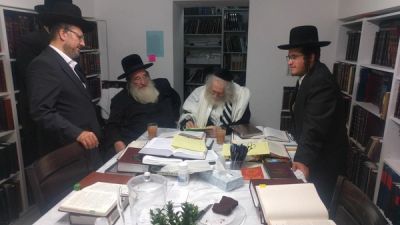 Photo Montage: Rav Berland in Uman, 5778