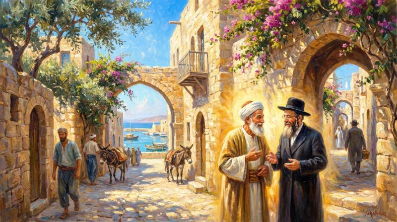 הערבי מיפו שזכה לביקור של הרב