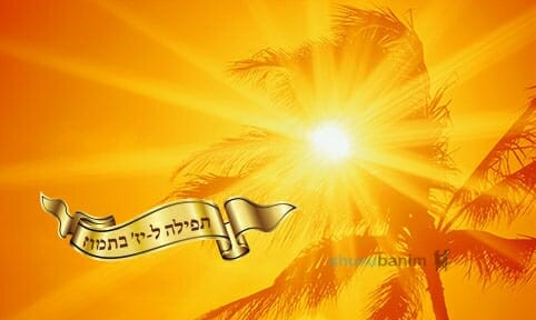 תפילה מיוחדת לי"ז בתמוז - הגה"צ הרב אליעזר ברלנד שליט"א