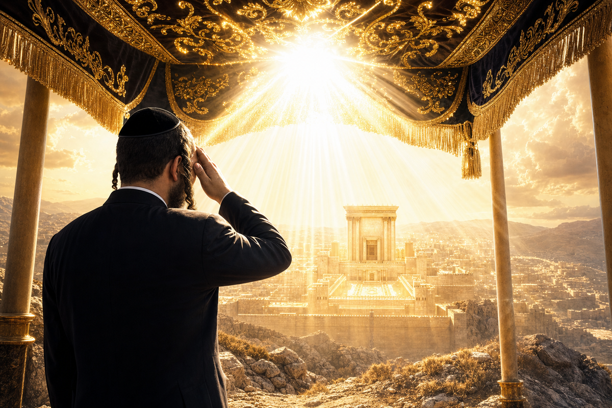 The Secret of the Chupah and Guarding the Eyes: The Light Greater Than Yom Kippur