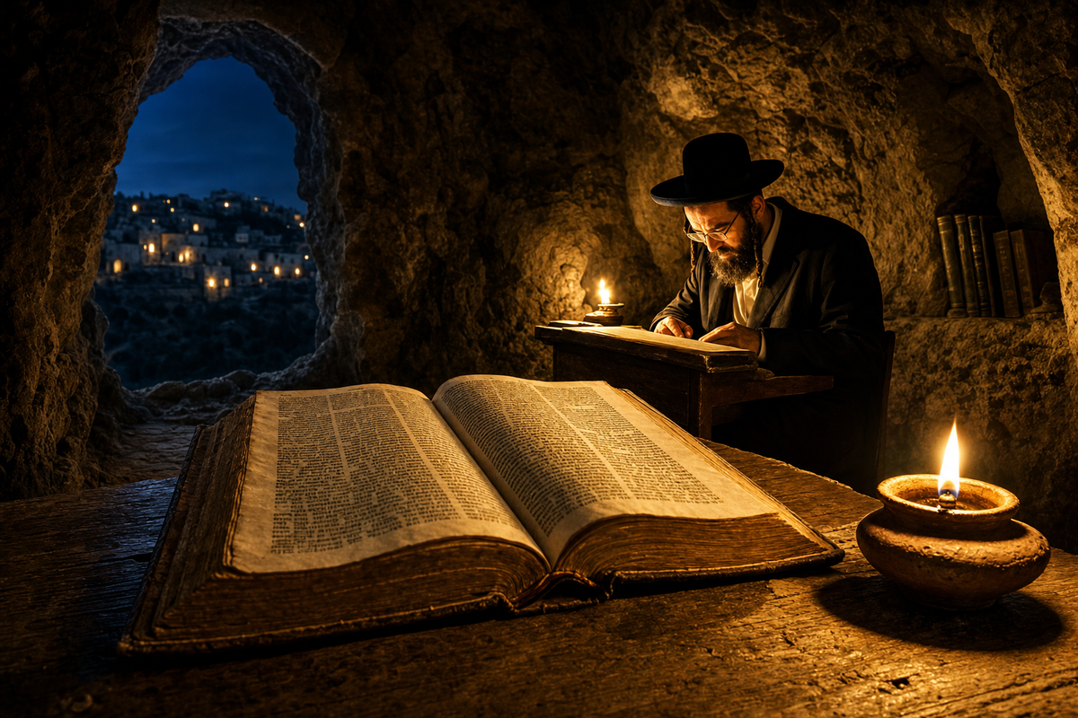 The Secret of Toiling in Torah: The True Path to Merit the Light of Rashbi