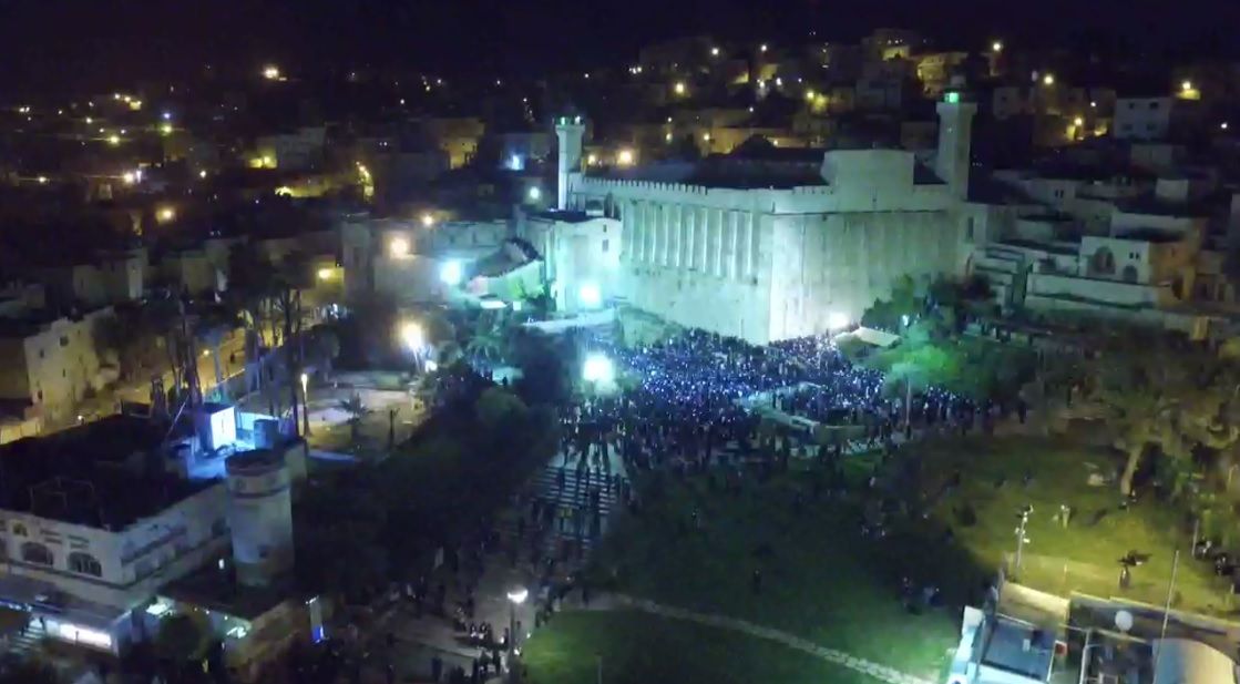צפו: צילום אוויר מהעצרת