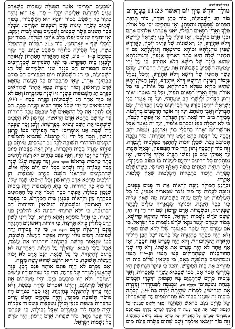 תפילה לחודש סיון הרב ברלנד