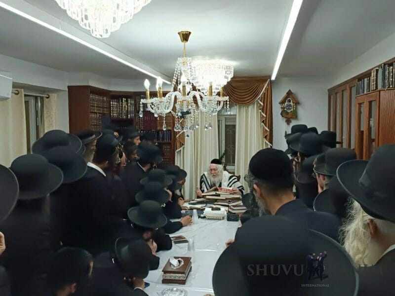 Shiur for Students of Kollel “Nachaley Netzach" in Home of R’ Eliezer Berland Shlit”a