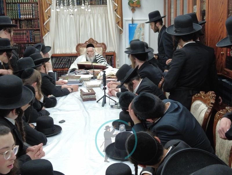 השיעור בביתו של מורנו הרב ברלנד שליט"א