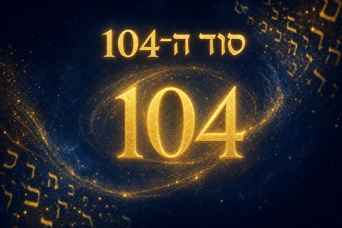 סוד ה־104: גימטרייה, קבלה ומשמעות פנימית של סגולת רבי חיים פלאג'י לערב שבועות