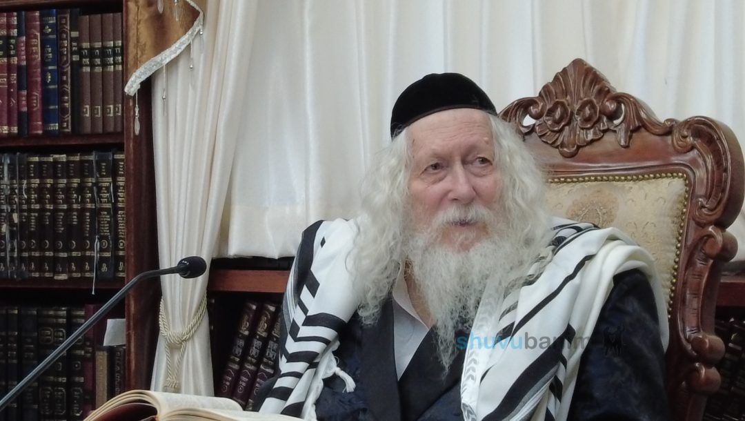 שיעור לחבורת בנו של הגה"צ רבי אליעזר ברלנד שליט"א