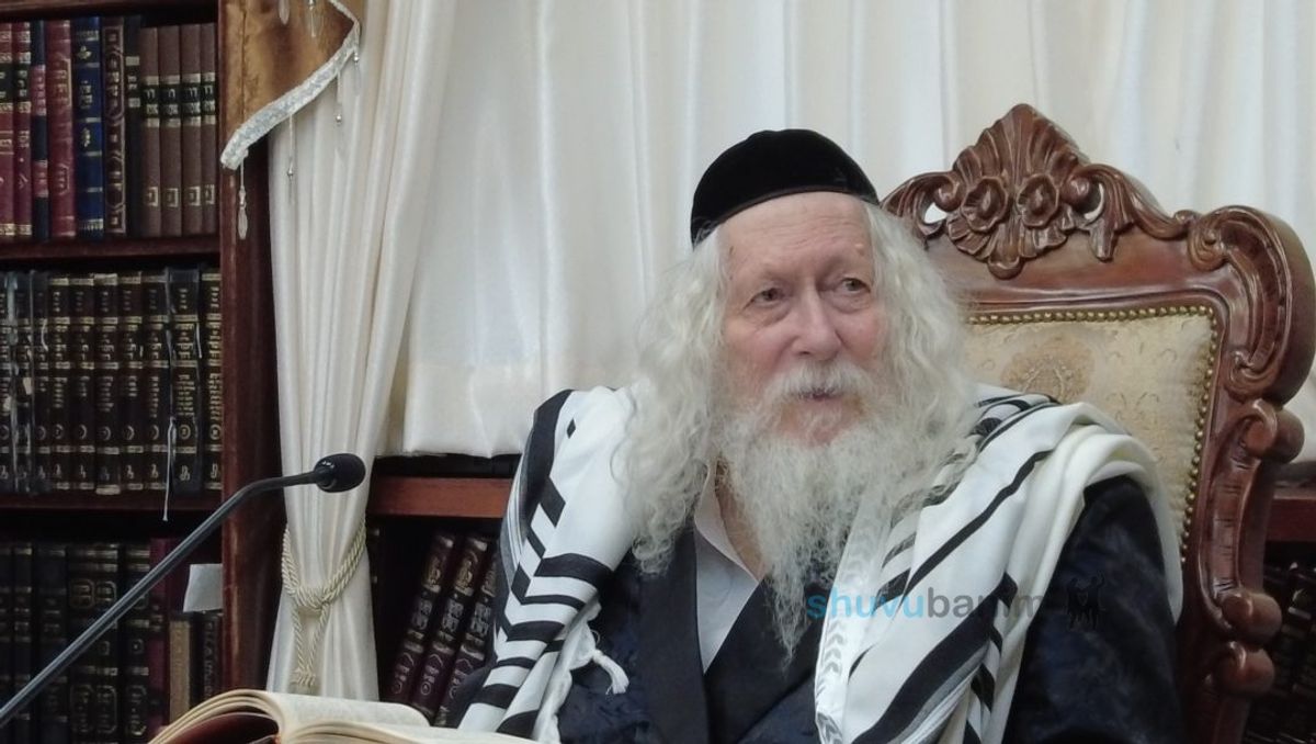 שיעור לחבורת בנו של הגה"צ רבי אליעזר ברלנד שליט"א