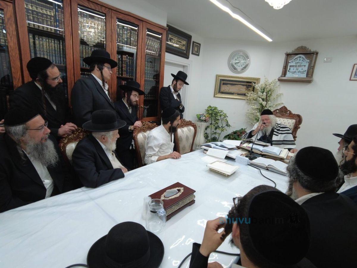 שיעור לתושבי צפת במעונו של הגה"צ רבי אליעזר ברלנד שליט"א